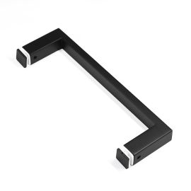 Handle Single Sided Rectangular D 235x25x13 210mm CTC Black
