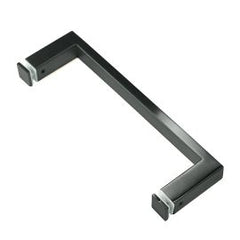 Handle Single Sided Rectangular D 235x25x13 210mm CTC Brushed Gunmetal