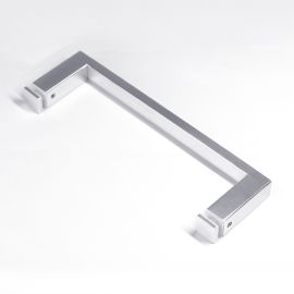 Handle Single Sided Rectangular D 235x25x13 210mm CTC Satin