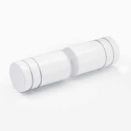 Shower Knob 40 Brush Matt White