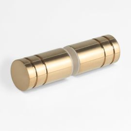 Shower Knob 40 Brush Raw Brushed Brass