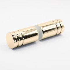 Shower Knob 40 Brush Raw Polished Brass