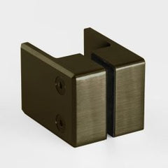 Square Shower Knob Handle Dark Antique Brass