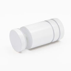 Shower Knob Single Sided Matt White