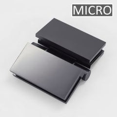 Square Bifold Hinge 6mm Glass Gunmetal
