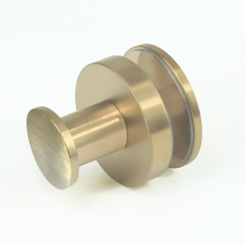 Shower Robe Hook Brushed Brass