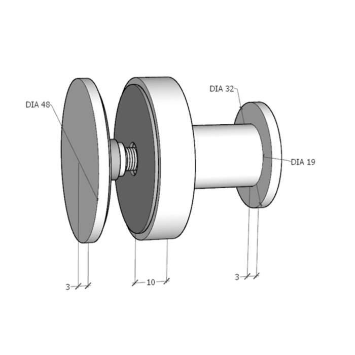 SRHB – Shower Robe Hook Black – supplier gallery view 3