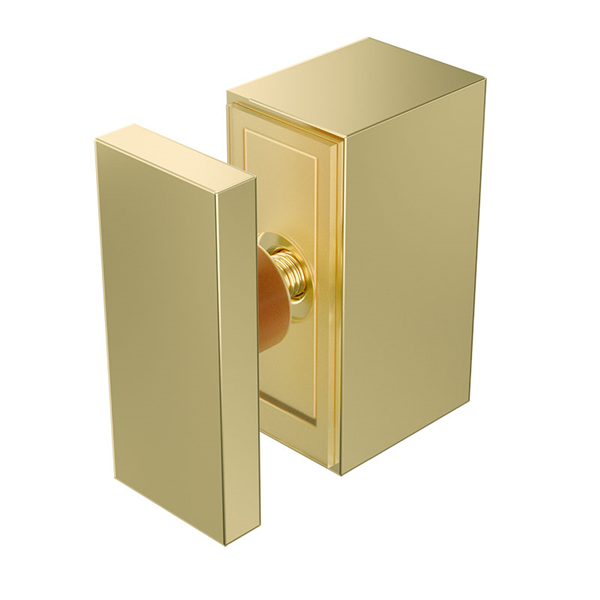 90° bracket for STAL frameless sliding shower screen Brushed Brass / Satin Gold - SS304