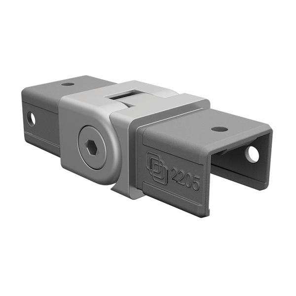 Nano DELUXE- Vertical Joiner Adjust - SATIN, Suits 30 x 21mm Handrail