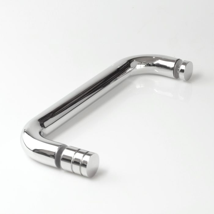 TRK250C – Towel Rail 250mm Chrome with Knob – supplier gallery view 2
