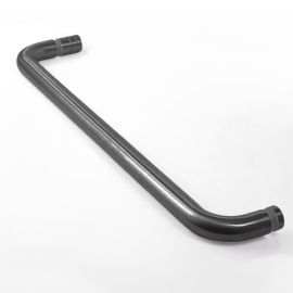 Towel Rail 500mm Brushed Gunmetal with Knob