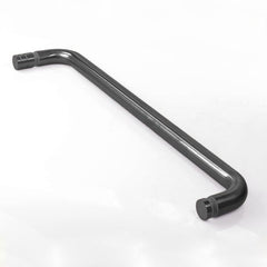 TRK500BGM – Towel Rail 500mm Brushed Gunmetal with Knob – supplier gallery view 2