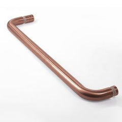 Towel Rail 500mm Brushed Rose Gold with Knob