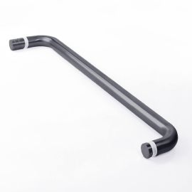 Towel Rail 500mm Gunmetal with Knob