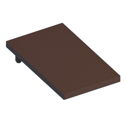 Aluminium Batten - 51x30mm - END CAP - BRONZE