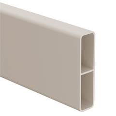 Aluminium Slat Screen Kit - Surfmist colour, 1800mm high x 3000mm wide, Slat fence panel