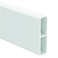Aluminium Slat Screen Kit - White colour, 1800mm high x 3000mm wide, Slat fence panel