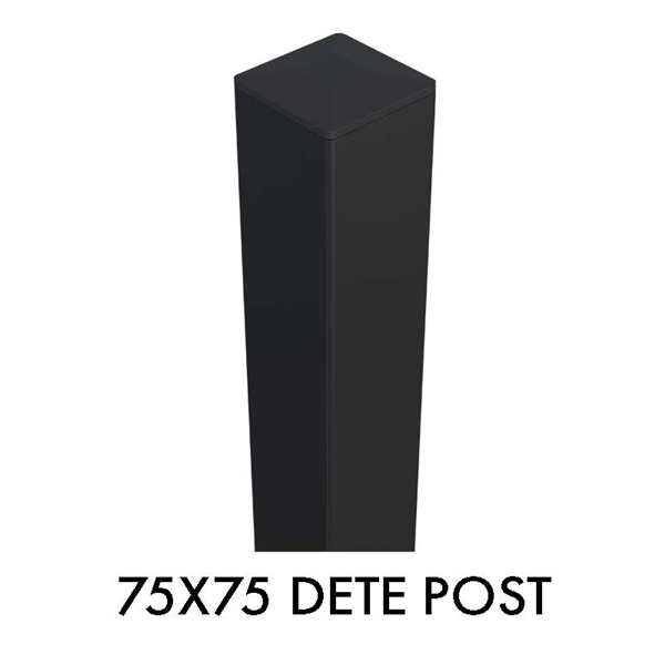 75mm x 75mm steel post, DETE, 3mm thick