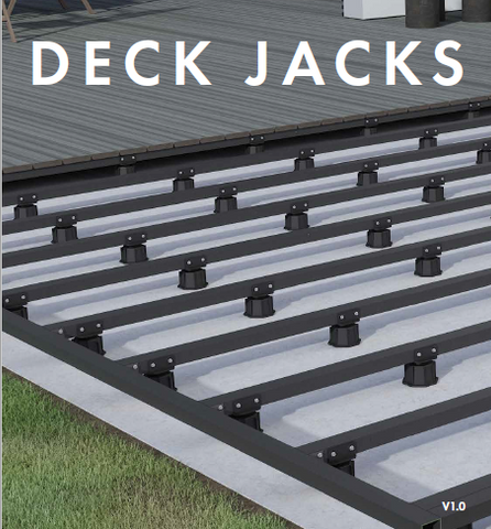 DECK JACKS,  Decking Jacks, Height adjustable, Sub floor framing system