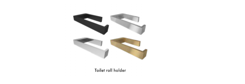 Toilet Paper Roll Holder.Stainless Steel, Choose finish, Comes with screws etc