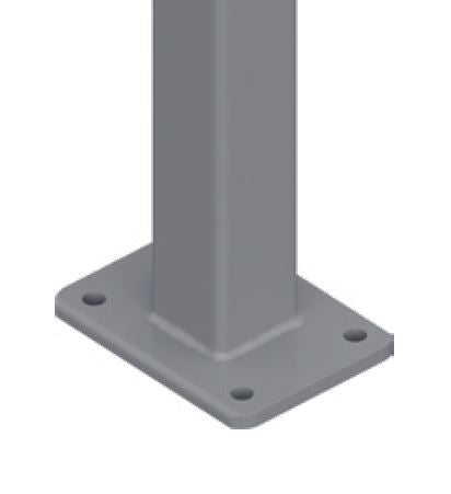 50x50mm base plated post 1300mm OR 1600mm H