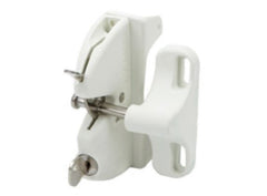 White Lokk Latch and KEYED TO DIFFER