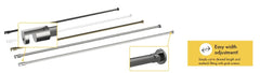 Showerscreens Support Arm, Support Bar, Made from Brass - Matt Black