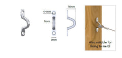 5mm saddle M5 Stainless Steel 316