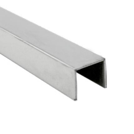 18x16.5mm Summit capping rail SS316L - 3000mm long