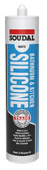 Soudal kitchen/ bathroom silicone WHITE - 300mL