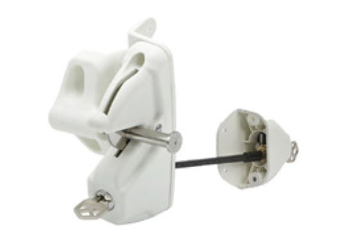 White Lokk Latch® deluxe KEYED TO DIFFER