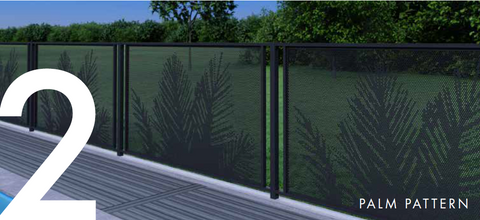Perforated Premium Deco Perf Infill Panel - 1988mm W x 1188mm H  Perf Pool Fence Panel