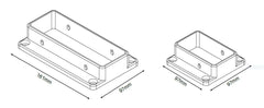 Wall/post brackets 3 PACK for Semi privacy Hamptons fencing