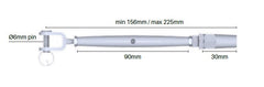 Swageless rigging screw M6 X 3.2mm Stainless Steel 316