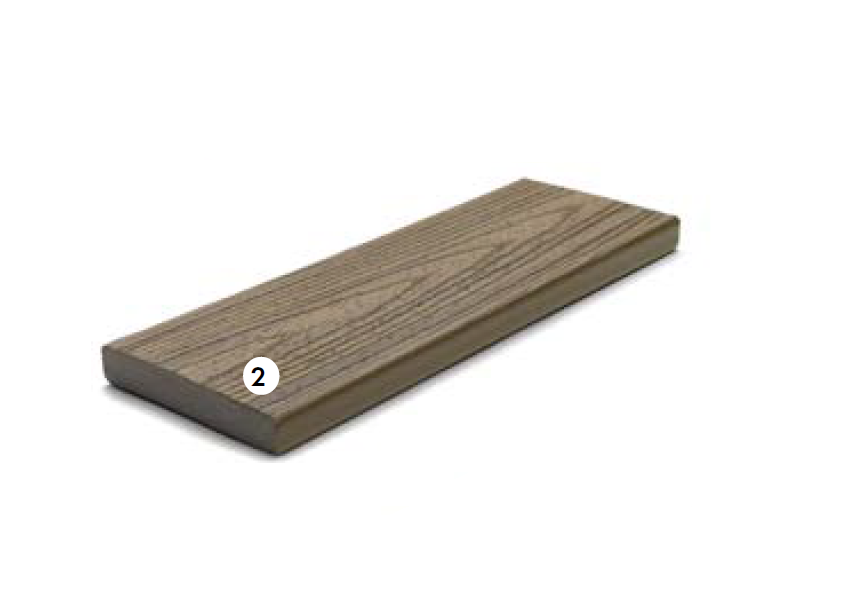 Trex Square Edge Board, Composite deck board, 25 Year Warranty