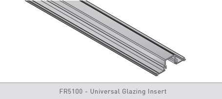 SG1 - HANDRAIL & ACCESSORIES - Balustrade Top Rail Glazing Insert - 6000mm Length - Image 1