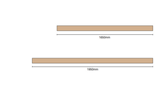 Frameless sliding shower screen rail, Blank rail SS304 GOLD FINISH PVD, STAL,