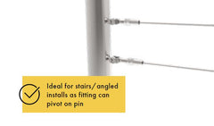 Swageless fork terminal 3.2mm Stainless Steel 316