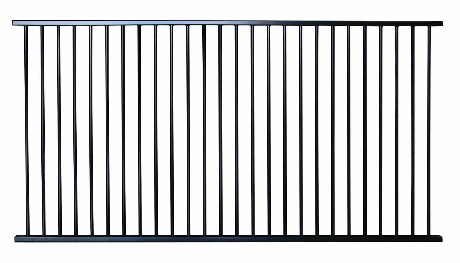 Aluminium tubular pool fence flat top, certified, CHOICE OF SIZES and gates