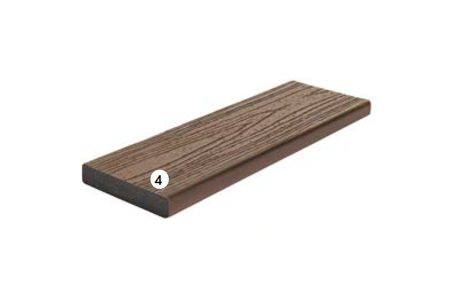 Trex™ Square Edge Board, Composite deck board, 25 Year Warranty