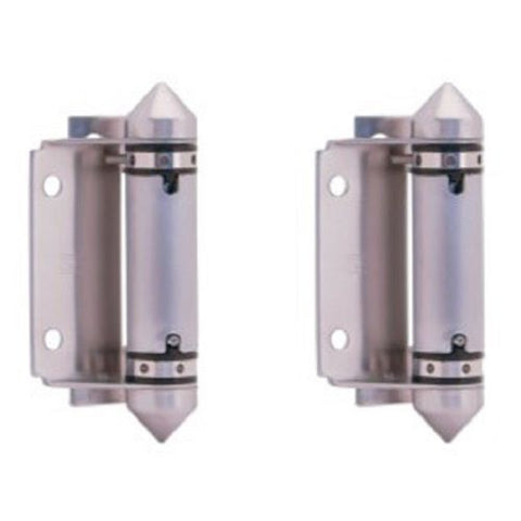 Master Range Hinge Set for Frameless Glass Pool Fence Gate, Self Closing