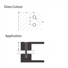 SQUARE SHOWER KNOB HANDLE ANTIQUE BRONZE