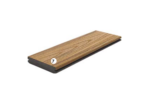 Trex™ Groove Board, Composite deck board, 95% recycled.  25 year warranty