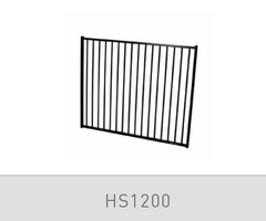 Homesafe Aluminium Pool Gate, Flat Top Gate - 1475 x 1200mm SHALE GREY