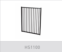 Homesafe Flat Top Aluminium Pool Gate - 970 x 1200mm MONUMENT
