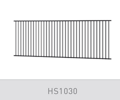 Homesafe Aluminium Flat Top Pool Fence Panel - 3000 x 1200mm SHALE GREY