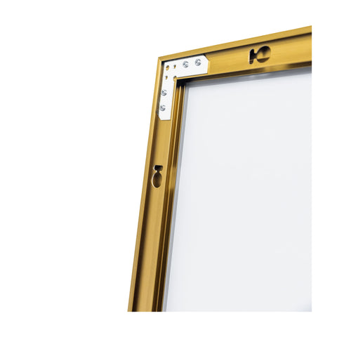 London Brass Standing or Wall hung Mirror - 800mm x 1800mm