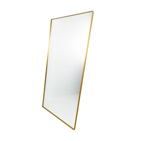 London Brass Standing or Wall hung Mirror - 800mm x 1800mm