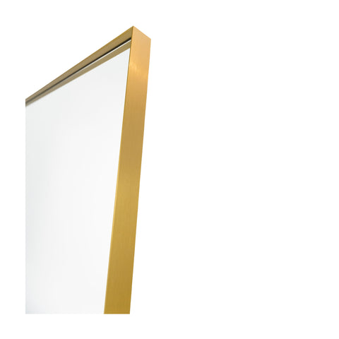 London Brass Standing or Wall hung Mirror - 800mm x 1800mm