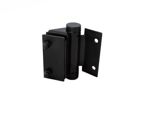 Master Range Hinge Set for Frameless Glass Pool Fence Gate, Self Closing